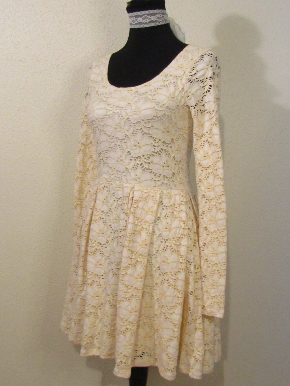 Apricot Cream Lace Stretch Midi from Free People